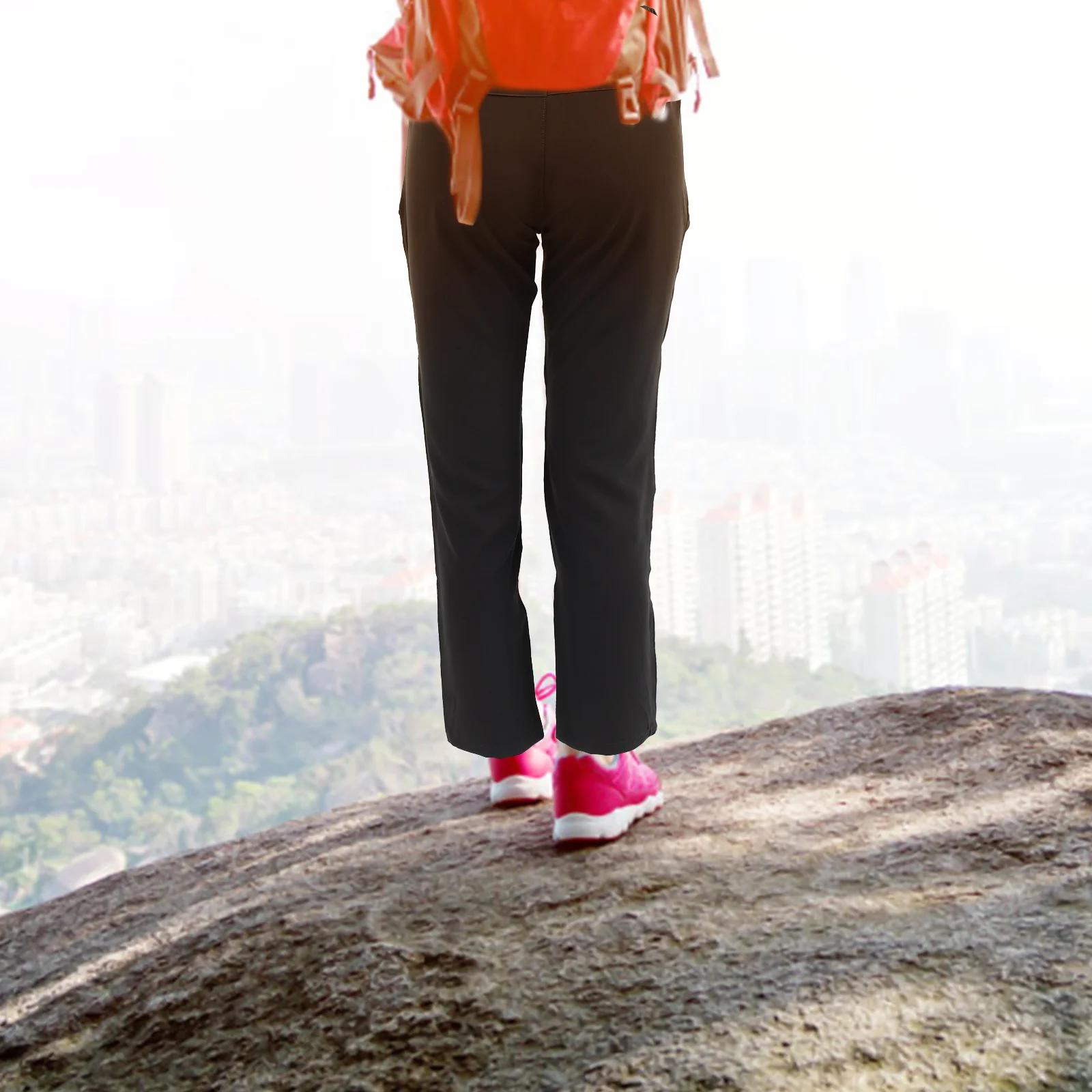 

Women Hiking Pants Lightweight Elastic Jogger Climbing Long Trousers Summer Sports Travel Wear Outdoor Camping