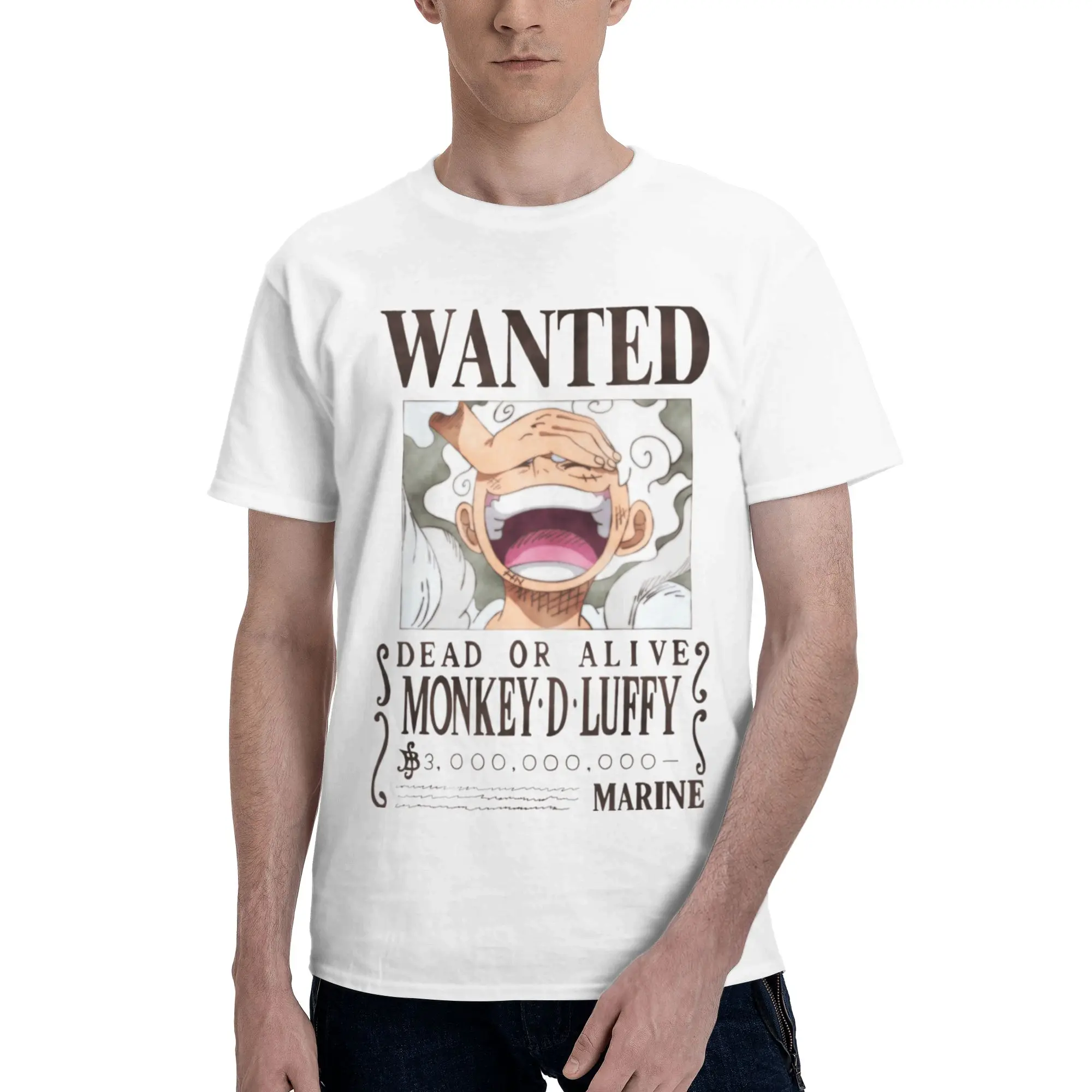 Monkey D Luffy Men's T Shirts One Piece Awesome Tee Shirt Short Sleeve O Neck 100% Cotton New Arrival Tops T-Shirt