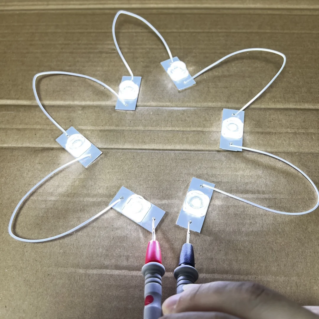 20 szt. diod LED SMD 3V 6V do naprawy taśm podświetlania telewizorów LED 32-65 cali, wklęsłe diody z soczewką optyczną — zdjęcie produktu 6