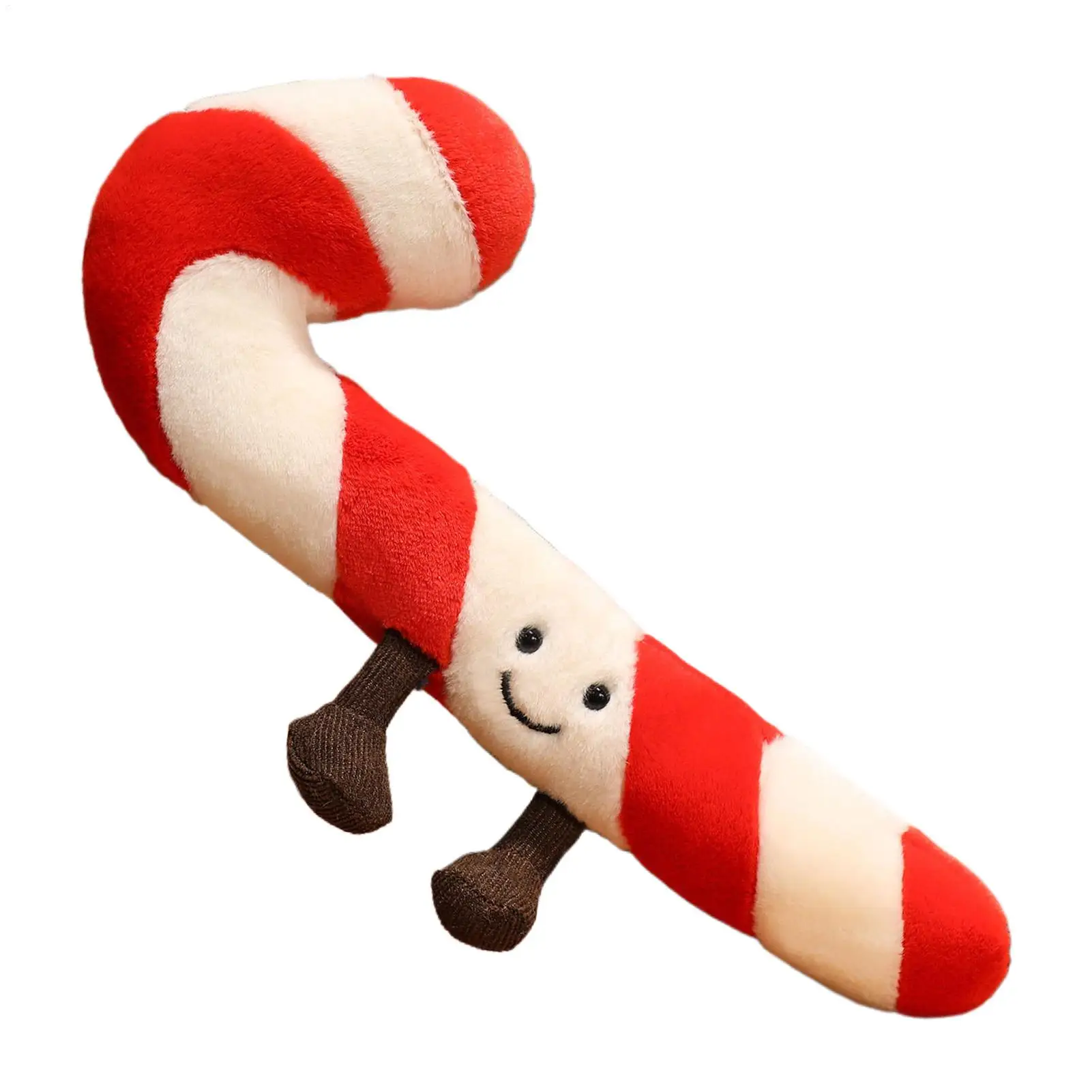 Kerst Candy Cane Kussen Peperkoek Huisdecoratie Pluche Sierkussen Winter Home Decor Woonkamer Slaapbank Kussens