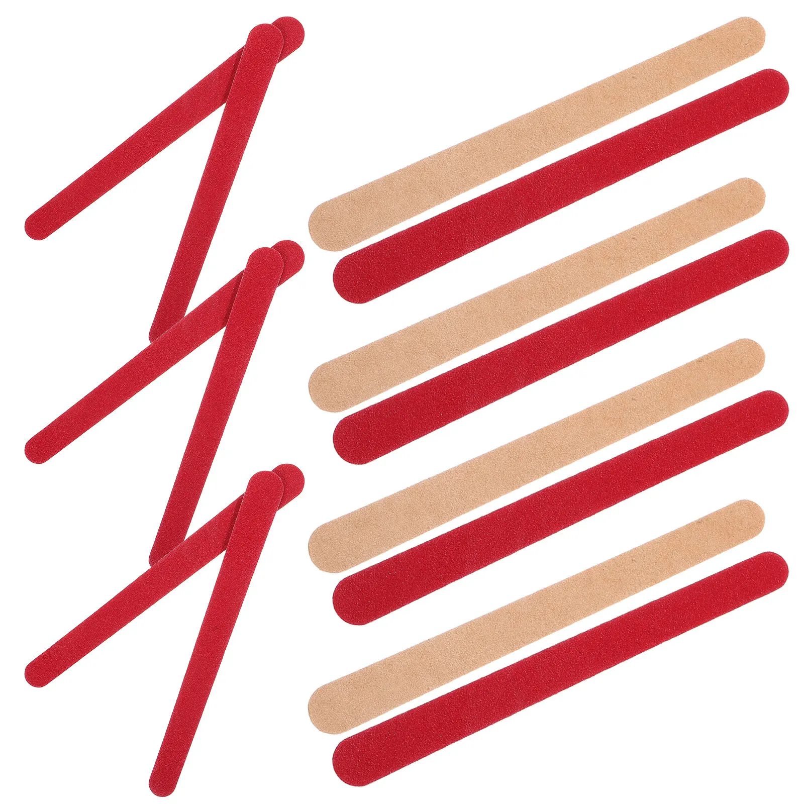 40Pcs Polishing Sticks Sanding Tool Craft Polishing Sticks for Wood Metal Plastic Finishing Supplies Sanding Stick