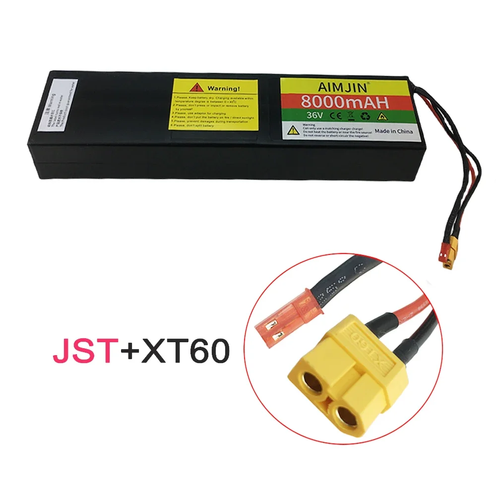 10S3P 36V 8000mAh Lithium battery pack for electric scooters, 18650 Strong Powerful power battery cell