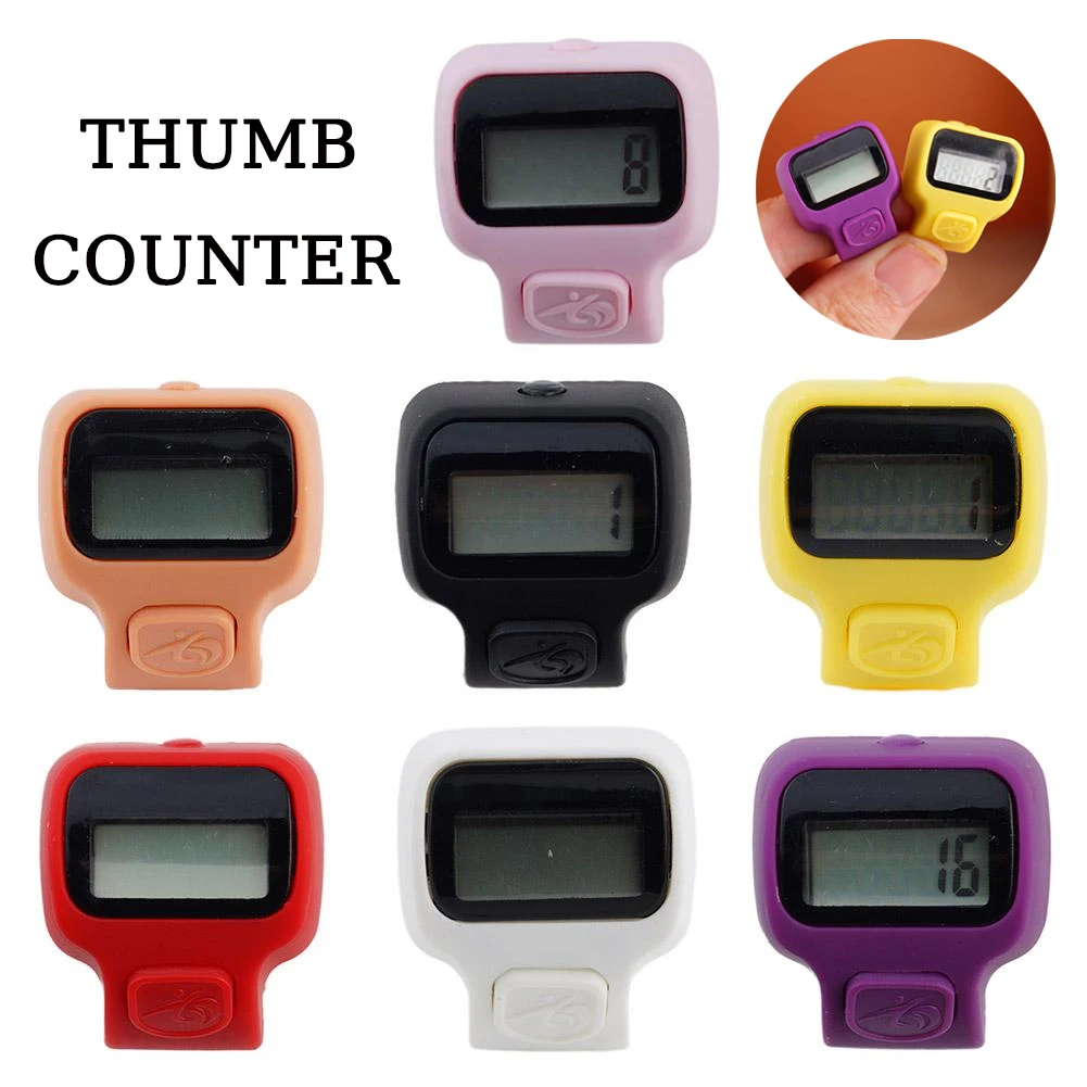 2026 New Mini Ring Shape Finger Counter LED Electronic Digital Tally Counter Ring For Stitch Marker Sewing Weave Buddha Pray