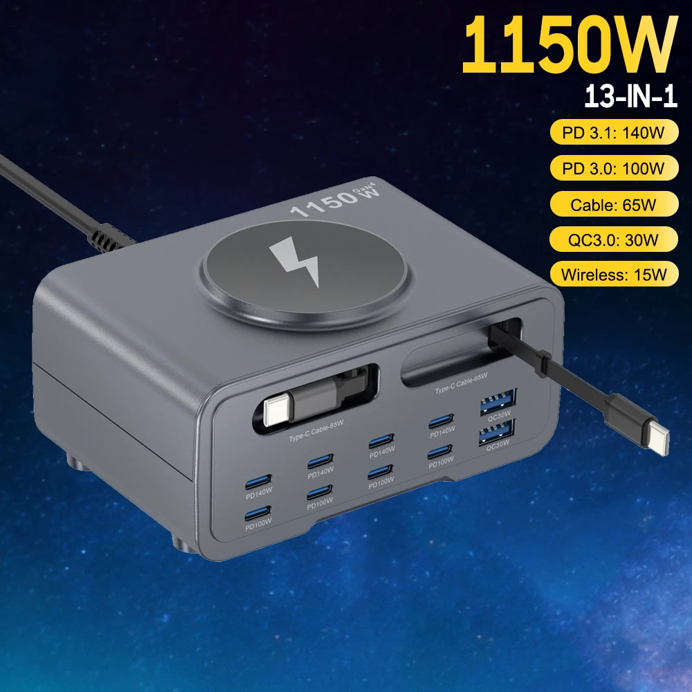 estacion-de-carga-rapida-usb-c-de-1150-w-con-tecnologia-pd-31-adaptador-de-cable-retractil-tipo-c-13-en-1-con-tecnologia-gan-y-cargador-inalambrico-de-15-w-para-iphone-y-samsung