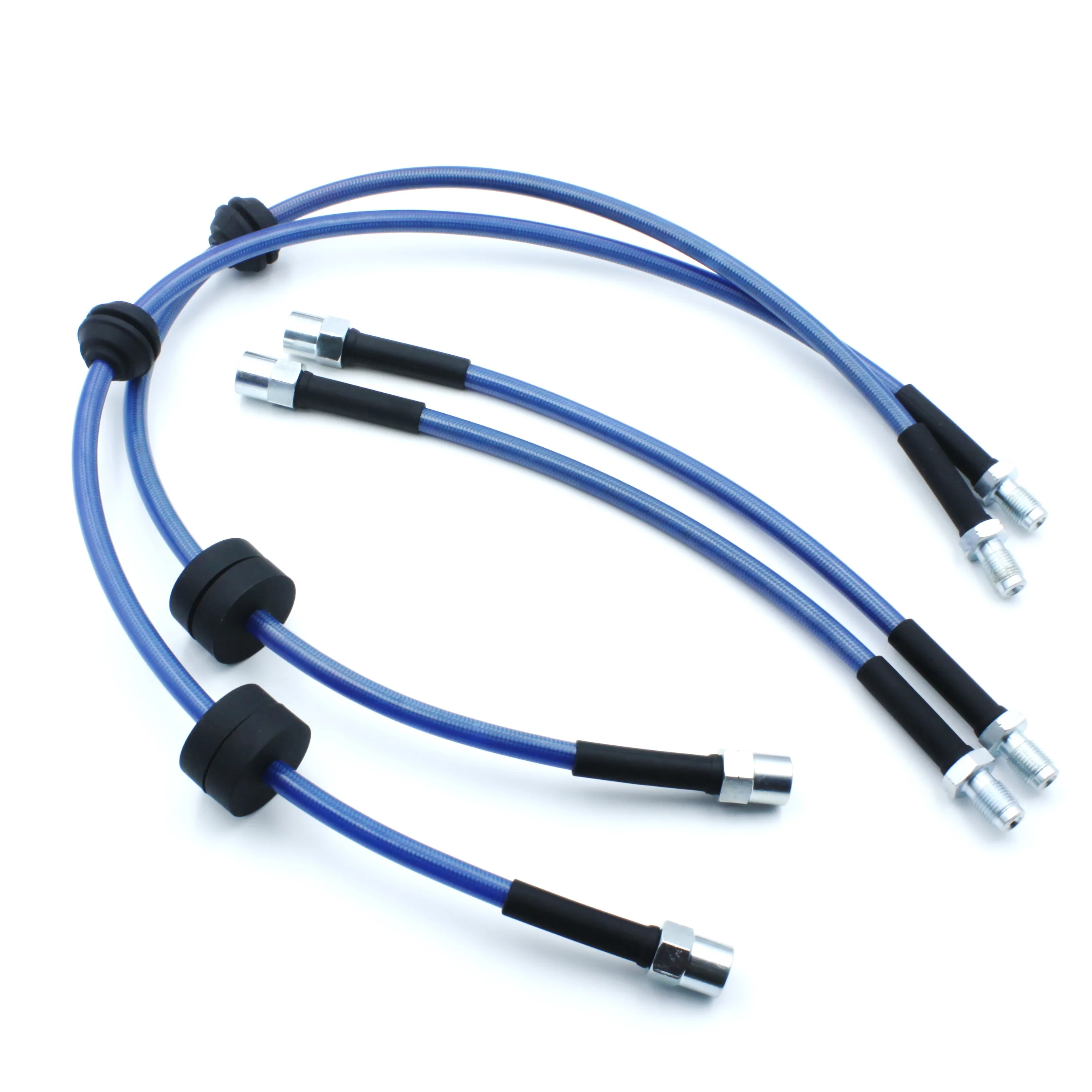 -3 Stainless Steel Braided PTFE Brake Hoses Front and Rear Brake Lines (total 4pcs) For BMW F30