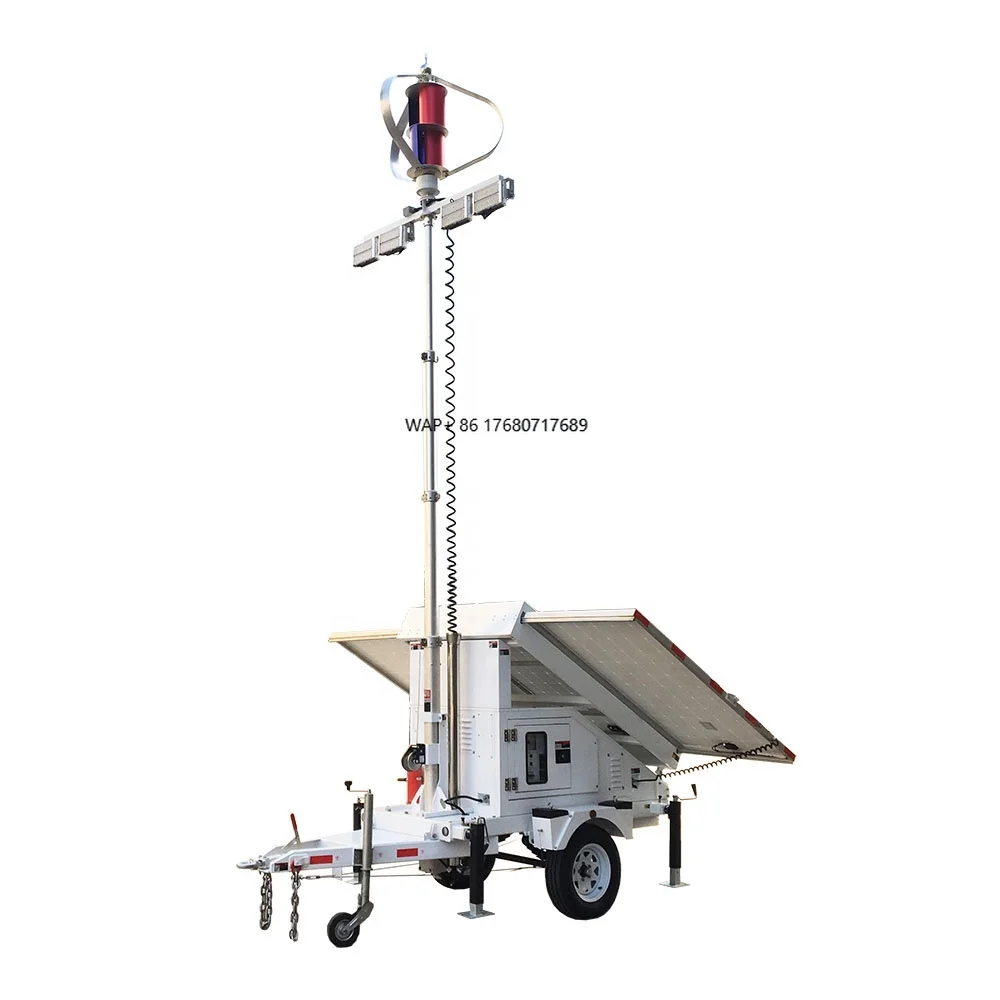 Portable 20kw vertical axis wind turbine solar battery generator