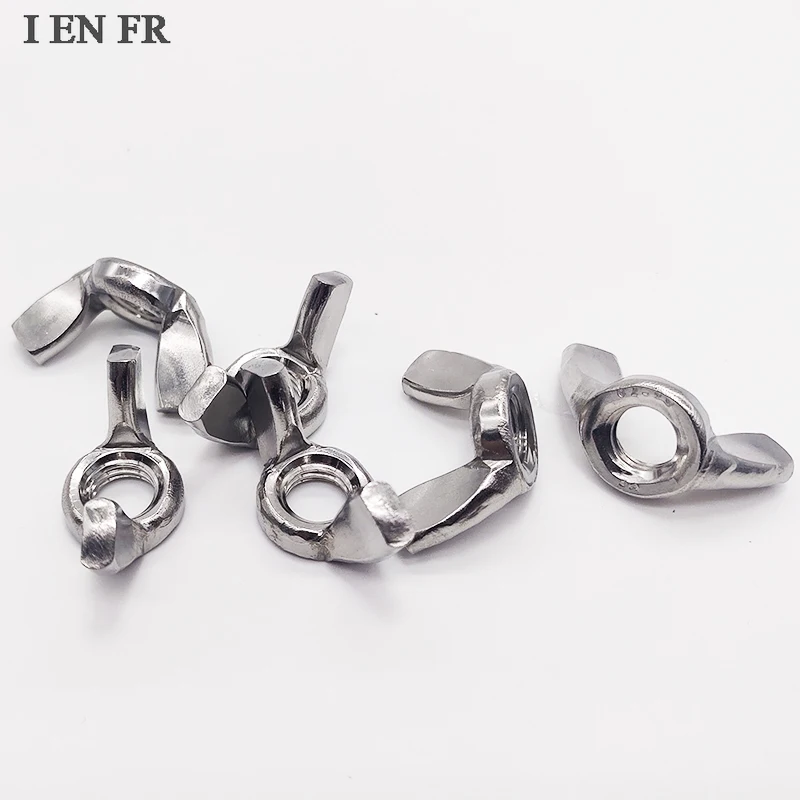 

DIN315 M3 M4 M5 M6 M8 M10 M12 GB62 304 Stainless Black Steel Adjust Thumb Nut Hand Tighten Thumbnut Ingot Butterfly Ear Wing Nut