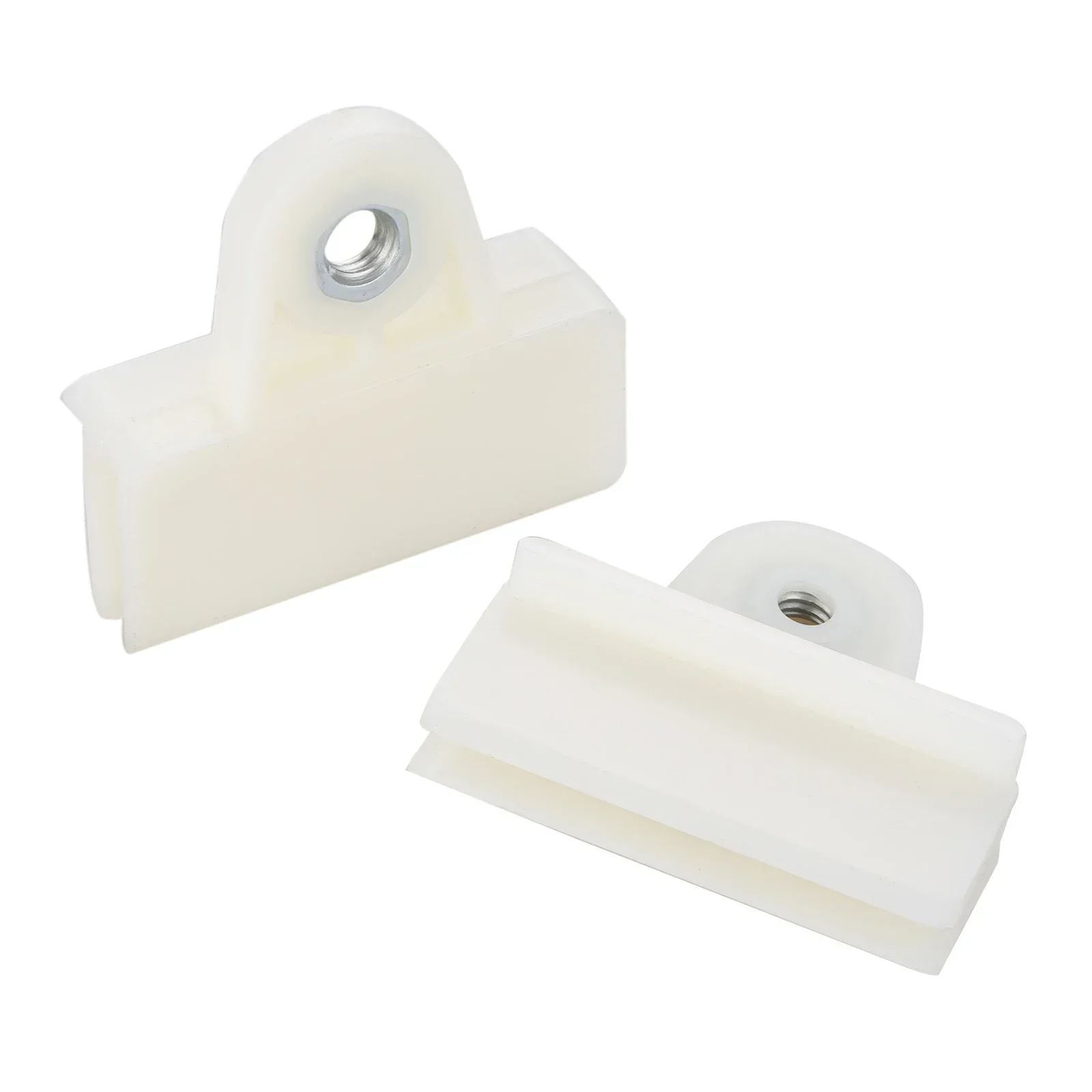 2PCS Plastic White 80320-01G00 Door Glass Support Clips Fit for Nissan D21 Frontier Pickup Truck UTE 1987-1995