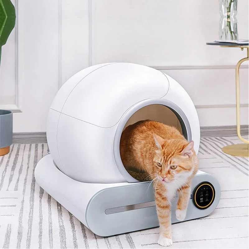 Pet Smart Litter Box Fully Automatic Cleaning of Electric Large Cat Toilet Deodorizing Fully Enclosed Automatic Cat Litter Box