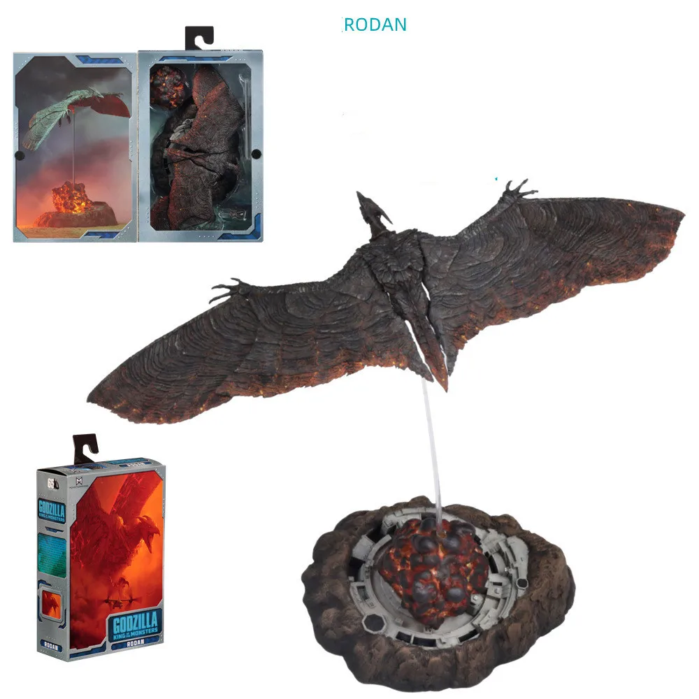 NECA 2019 Godzilla Rodan Mothra PVC Model Figure Kids Gift 18cm Godzilla King Of Monsters