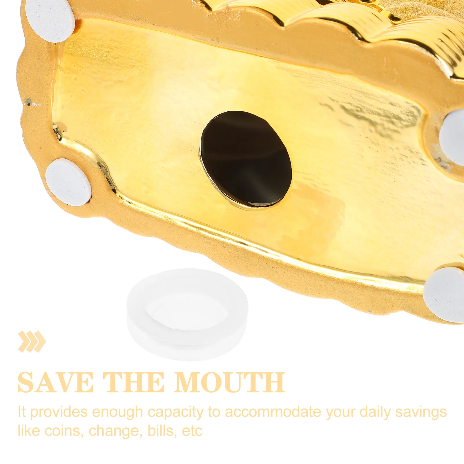 

Zodiac Rabbit Piggy Bank Decorative Coin Bank Kids Money Jar Saving Pot Large Capacity Bunny Decor Gift for Children Holidays