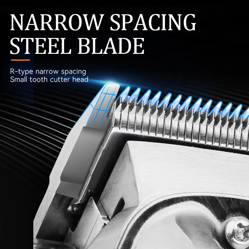 Kemei-Tondeuses pour chiens pour le toilettage, rasoir sans fil pour animaux de compagnie, lame en acier inoxydable, faible bruit, optique, rapbb