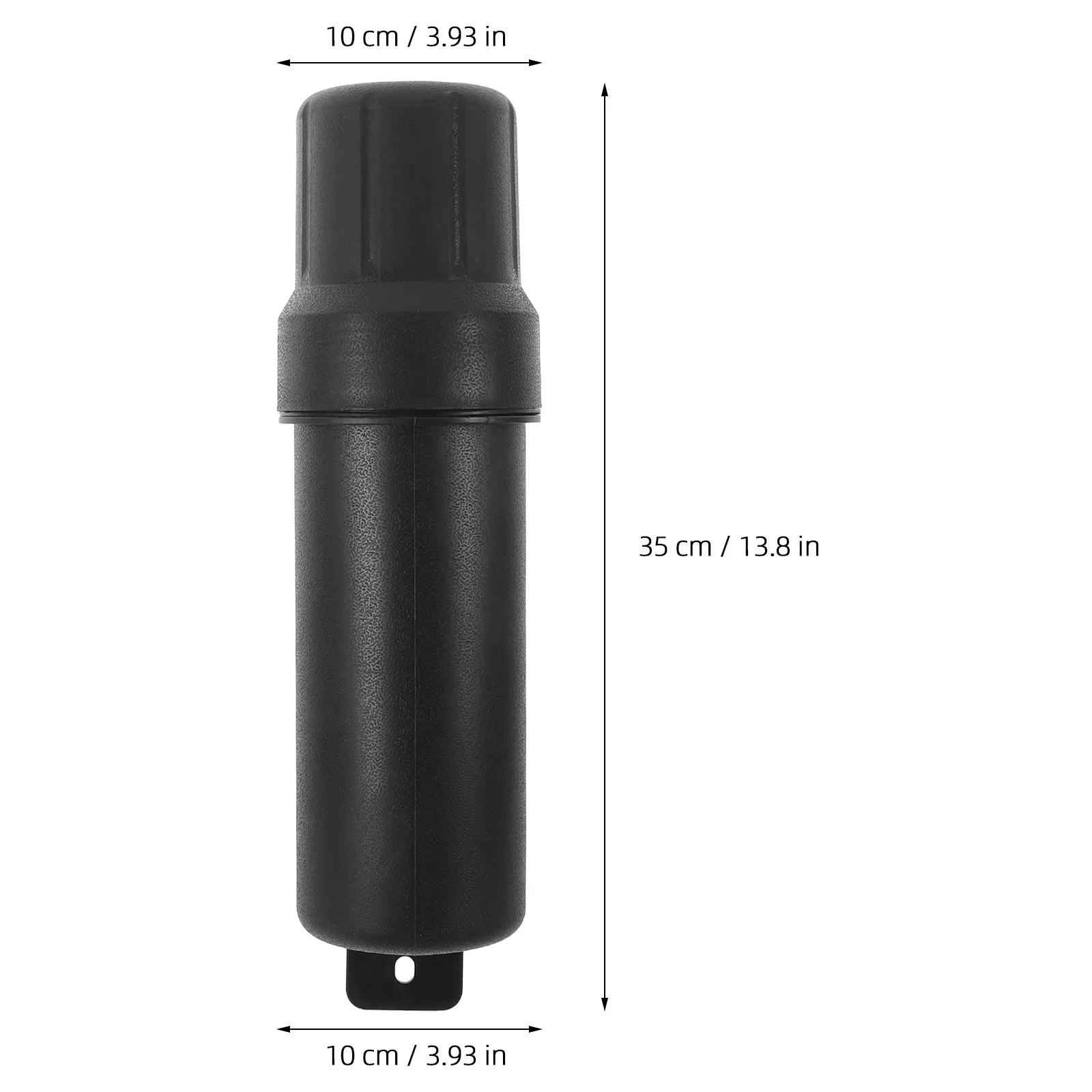 2Pcs Motorcycle Tool Bucket Waterproof Plastic Side Frame Tube High Capacity Storage Seal Cap Dirt Bike Tool Storage Canister