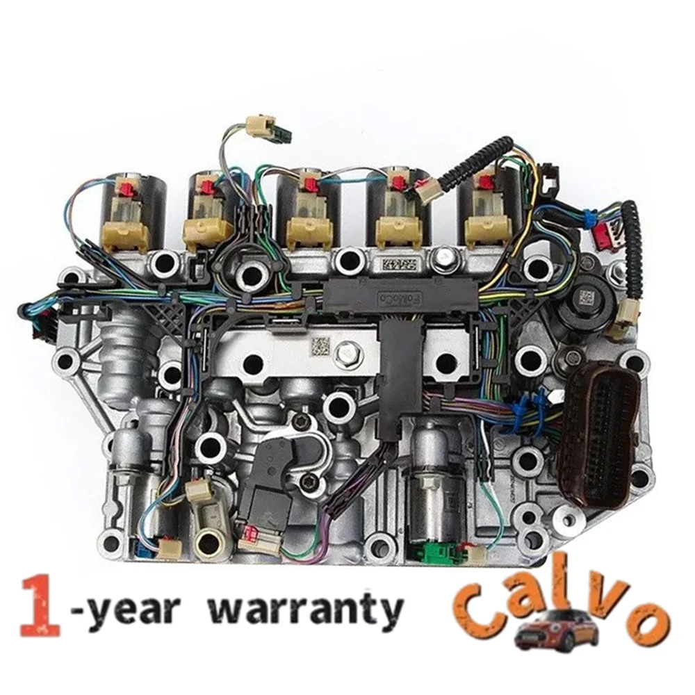 For Ford 8F24 8F35 8-Speed Transmission Valve Body With Solenoids & Wiring Harness Control Unit