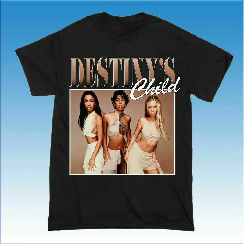 Women's T-shirts Fashion Pure Cotton New Arrival Vintage Rare Destinys Child World Mens Clothing T Shirt Homme Mens 10470