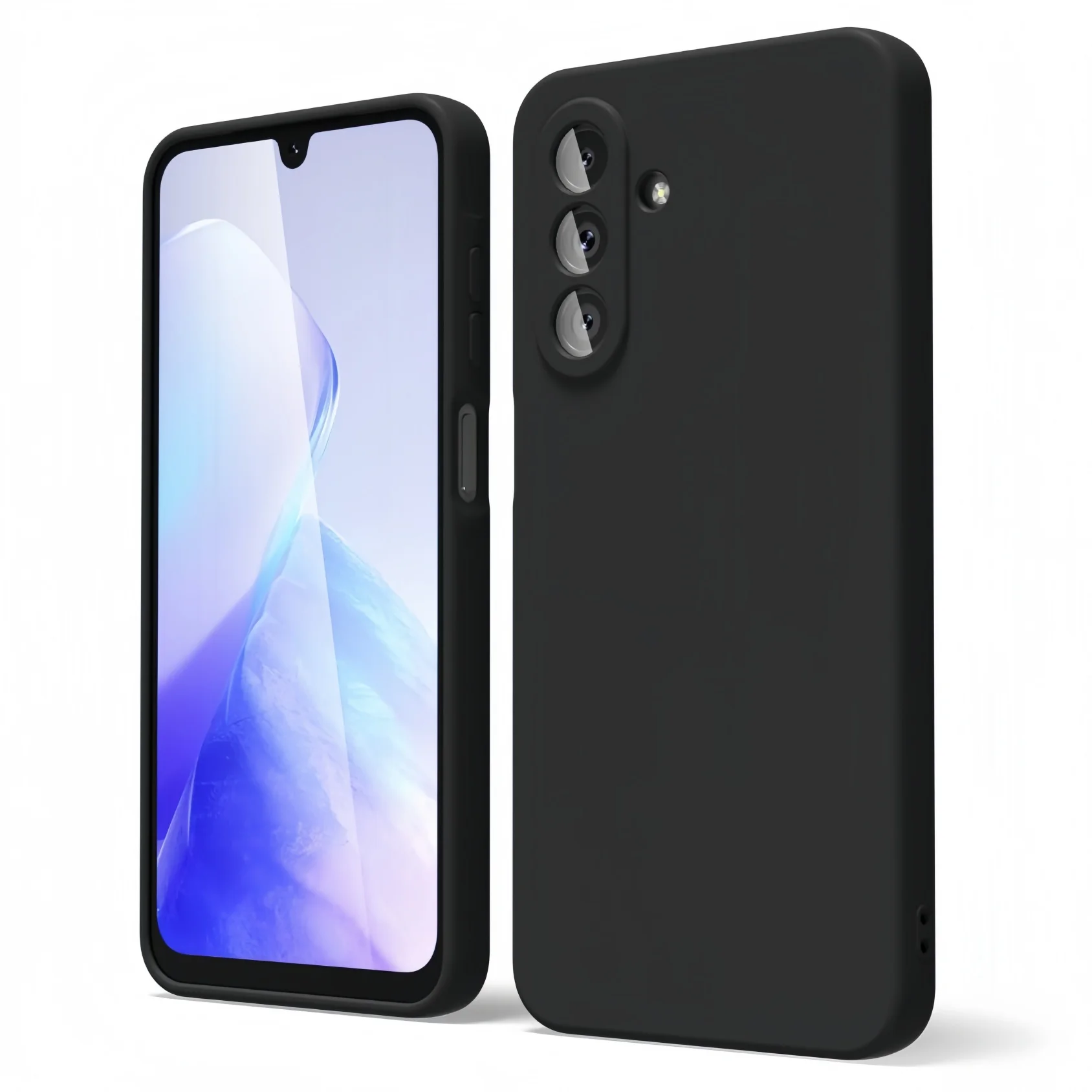 Noble Fashion Solid Colour Shockproof Protective Liquid Silicone Phone Case For Samsung Galaxy A26