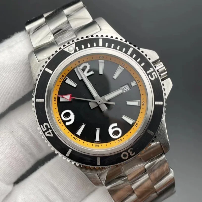 

46mm Men's Automatic Movement 904L Stainless Steel Luxury Watches