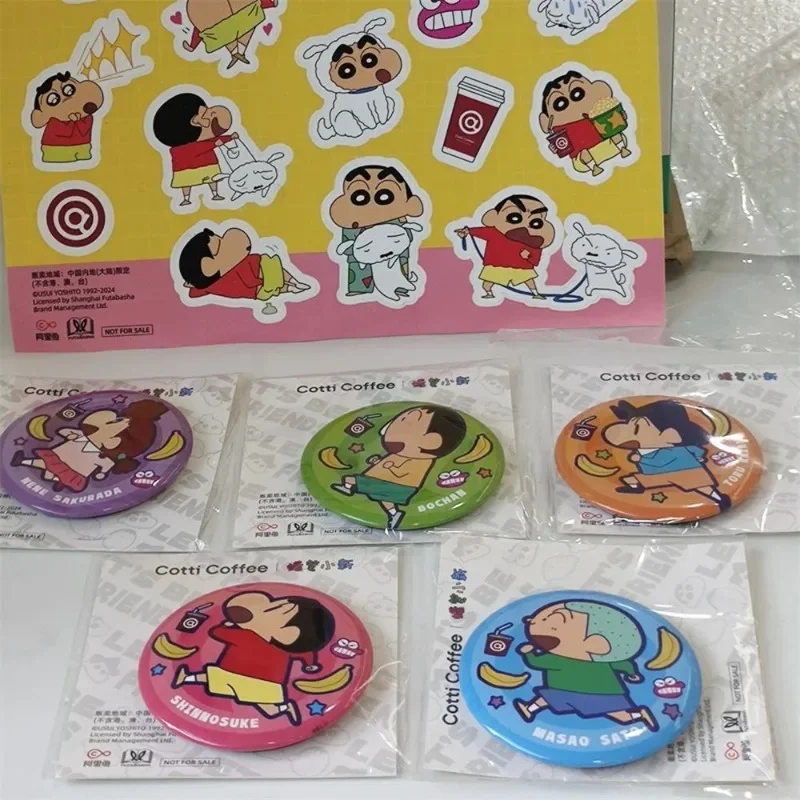 ملصق ثلاجة ذو علامة تجارية من Anime Crayon Shin chan، ملصق مغناطيسي ناعم لطيف للرياح أنيمي لطيف ذاتي الصنع