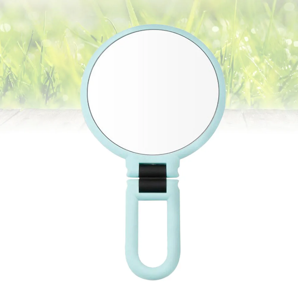 Verlichte make-upspiegel 15x vergroting Vintage kunststof frame Glad galvaniseren Krasbestendig voor slaapkamerbadkamer