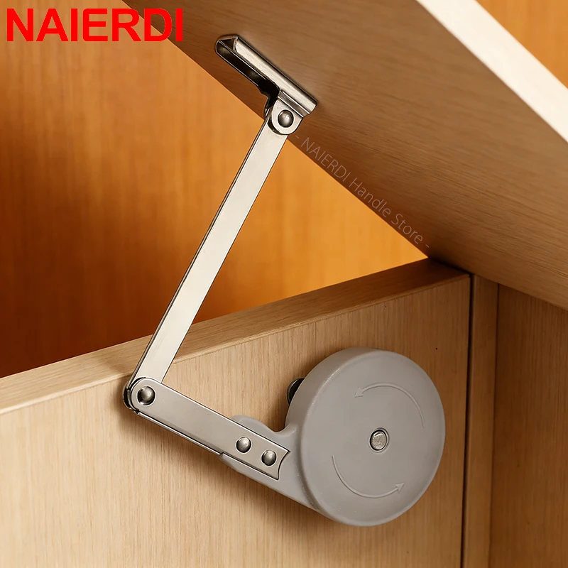 NAIERDI 2 Pack Toys Box Hinges 6N/6kg Heavy Duty Lid Support Hinge Soft Closing Cabinet Hinges for Cedar Storage Trunk Benches