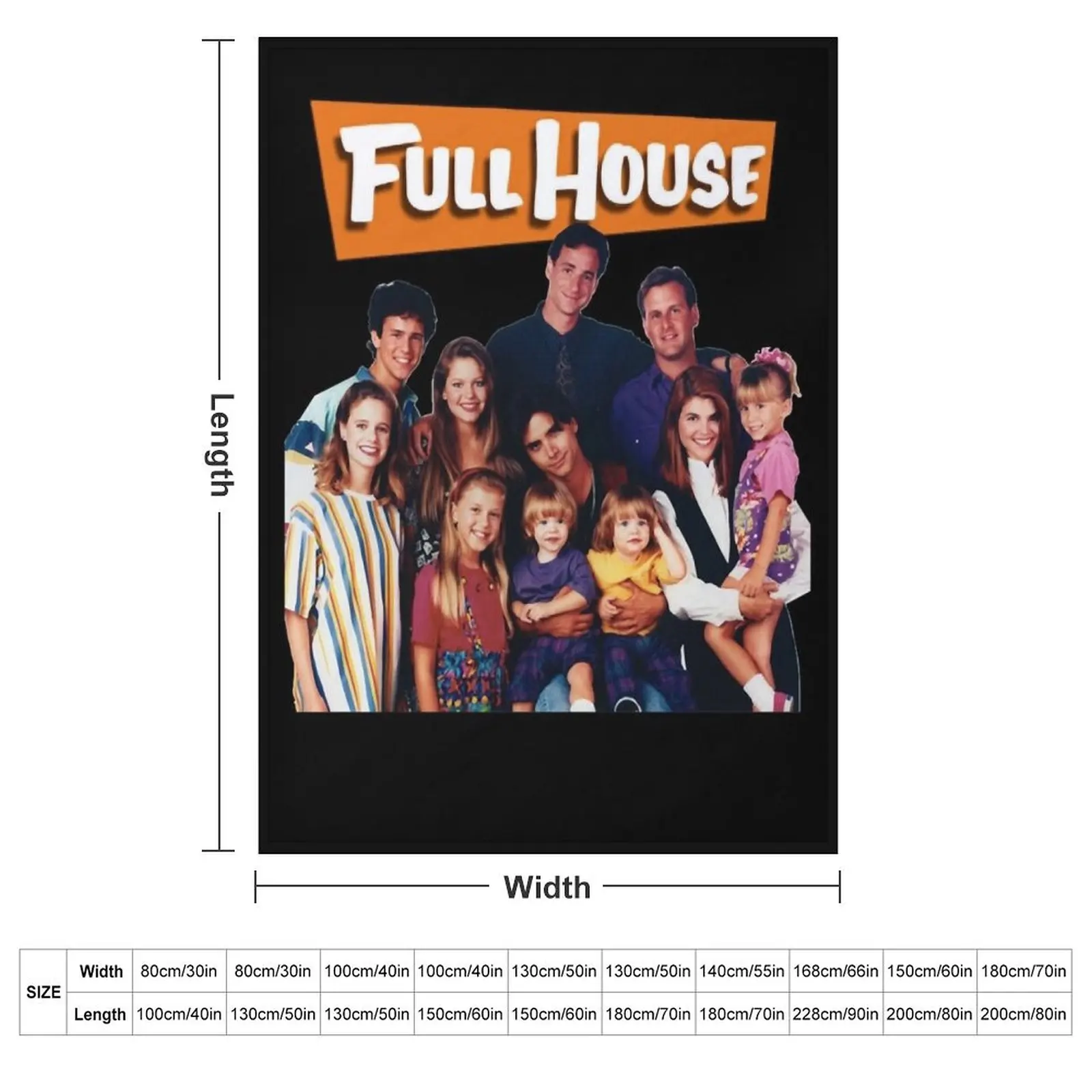 full house cast Throw Blanket Thermal For Baby Custom Thins Blankets
