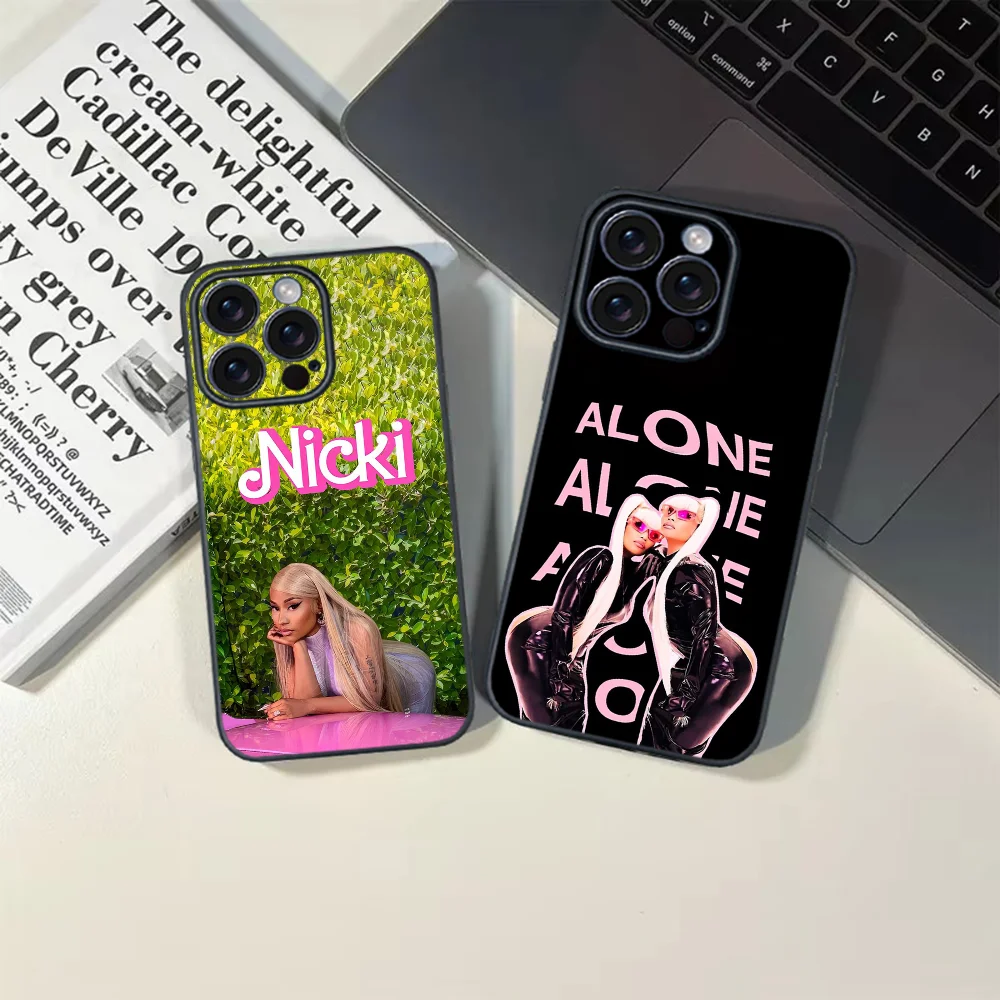 Rapper N-Nicki M-Minaj Phone Case For iPhone 16 15 14 13 12 11 PRO MAX PLUS Mini TPU Soft to Skin-friendly case