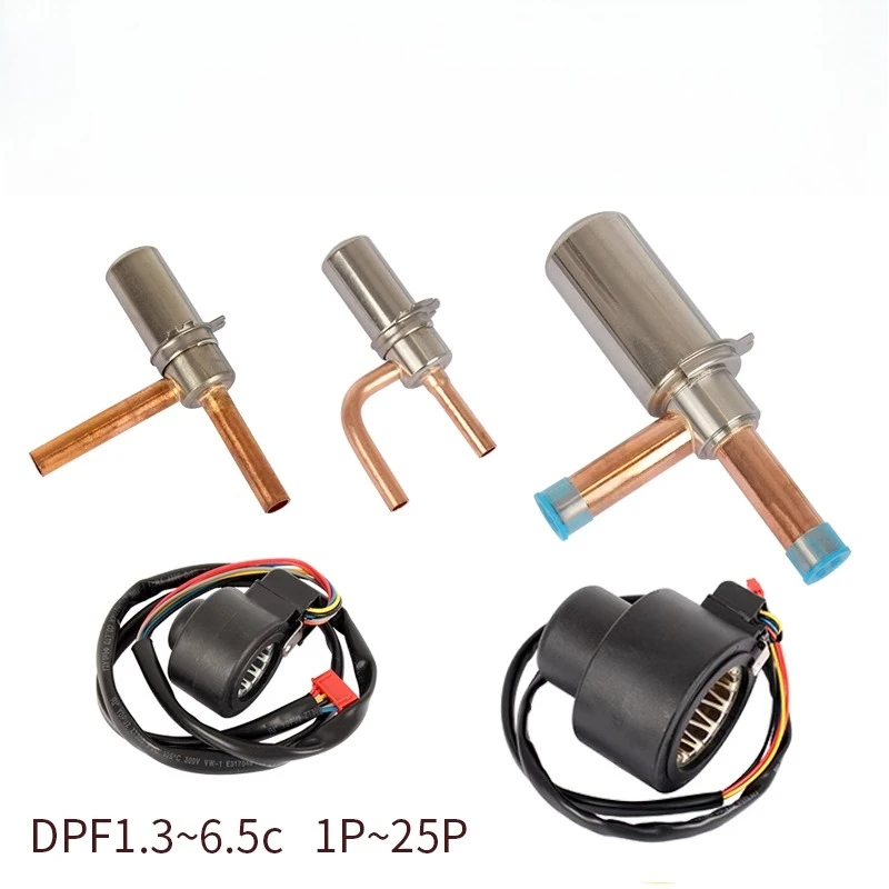 

DPF Series Control Valve DC12V 5 6 Wire Frequency Repair R22 R404 134a Air Conditioner Electronic Expansion Valve For Sanhua