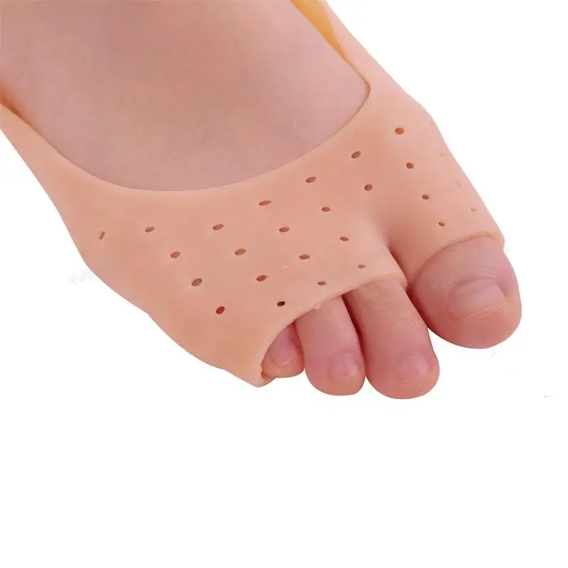 Silicone Insoles Sneakers Forefoot Pad Orthopedic Shoe Pad Pain Relief Silicone Boat Sock for Women Separator Foot Care Products