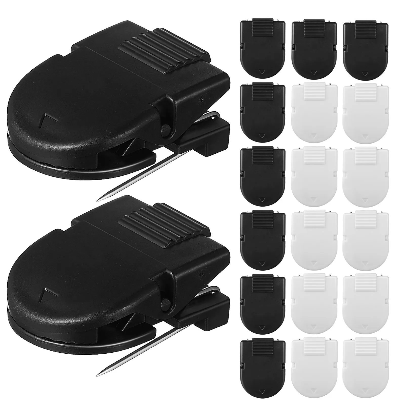 20Pcs Plastic Fabric Panel Wall Clips Mini Partition Cubicle Walls Office Photo Memo Display Holder