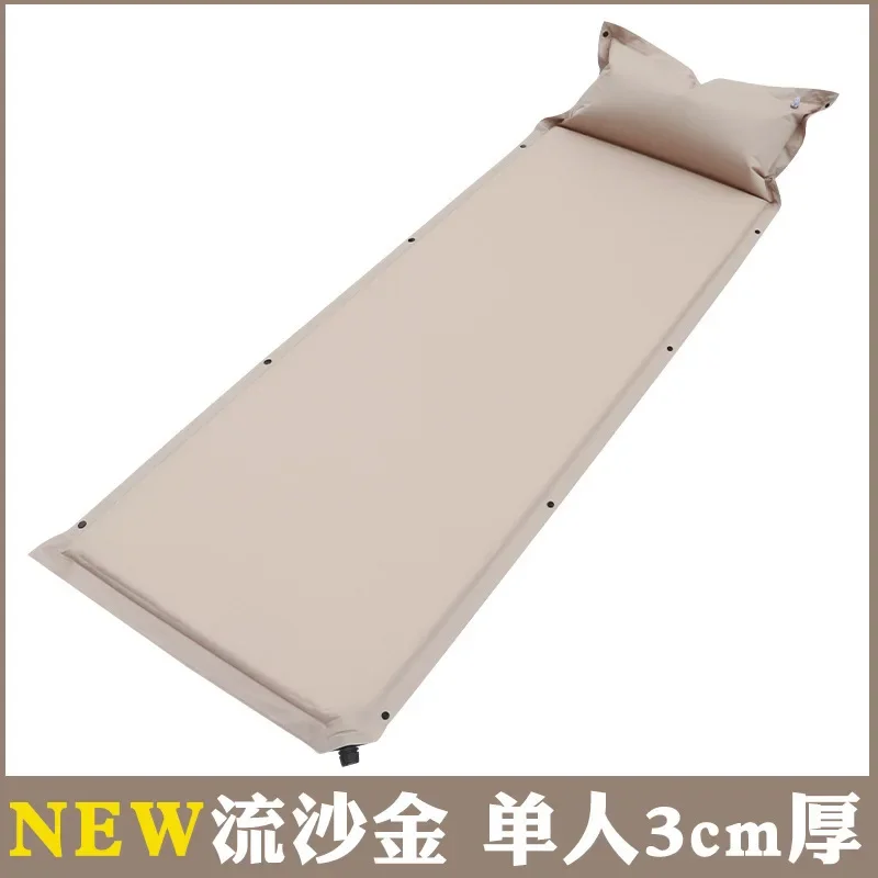 New outdoor camping automatic inflatable mattress, camping tent sleeping mattress 3-4 double air mattress bed tent floor mat