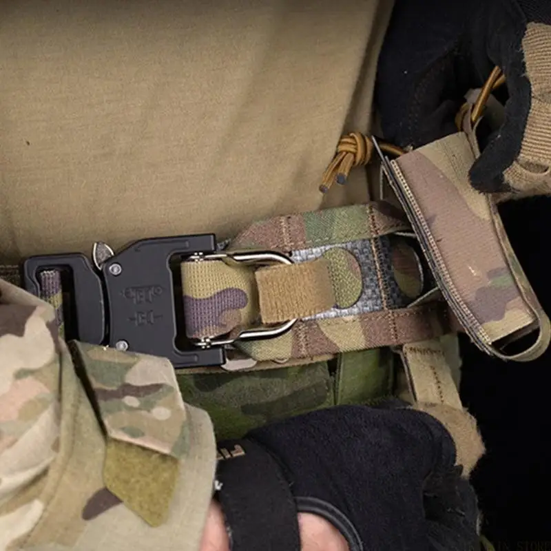 

M5TC Многофункциональный поясной ремень, тактический ремень, двухслойный тренировочный пояс, аксессуары для охоты на открытом