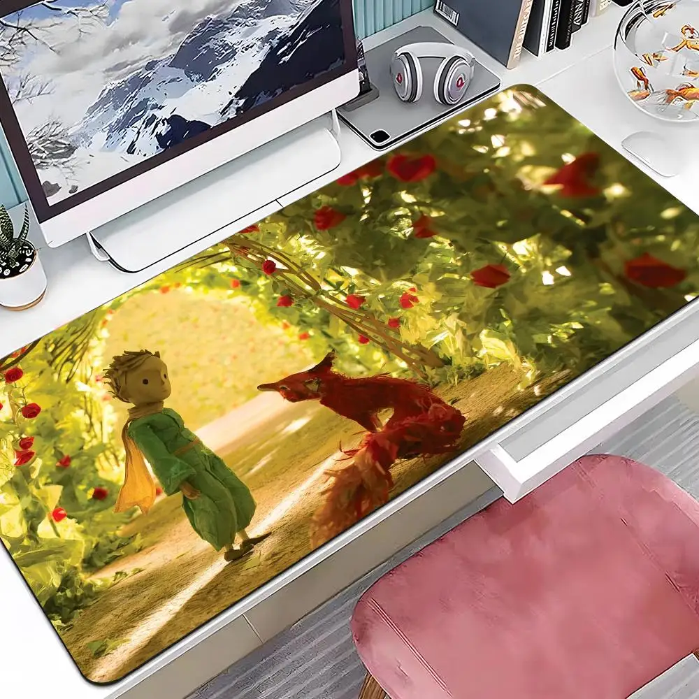 The L-LittleS P-P-PrinceS Mouse Pads Multiple Sizes Large Square Computer Office Game Table Mats Rubber Anti-slip Mousepads