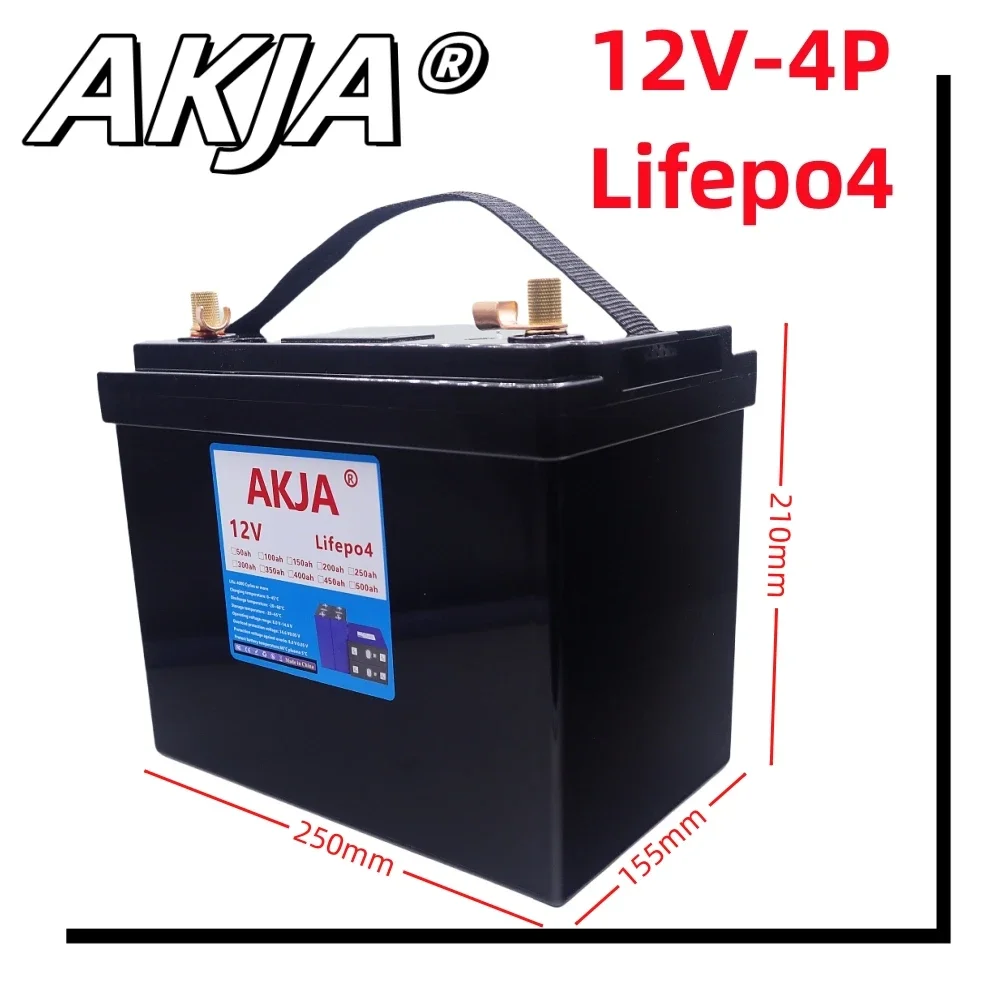 Imagem -02 - Bateria do Fosfato do Ferro do Lítio Lifepo4 12v 400ah 500ah Bms Incorporado 6000 Mais Carrinho de Golfe Vida de Ciclo Solar Transporte Rápido do ar