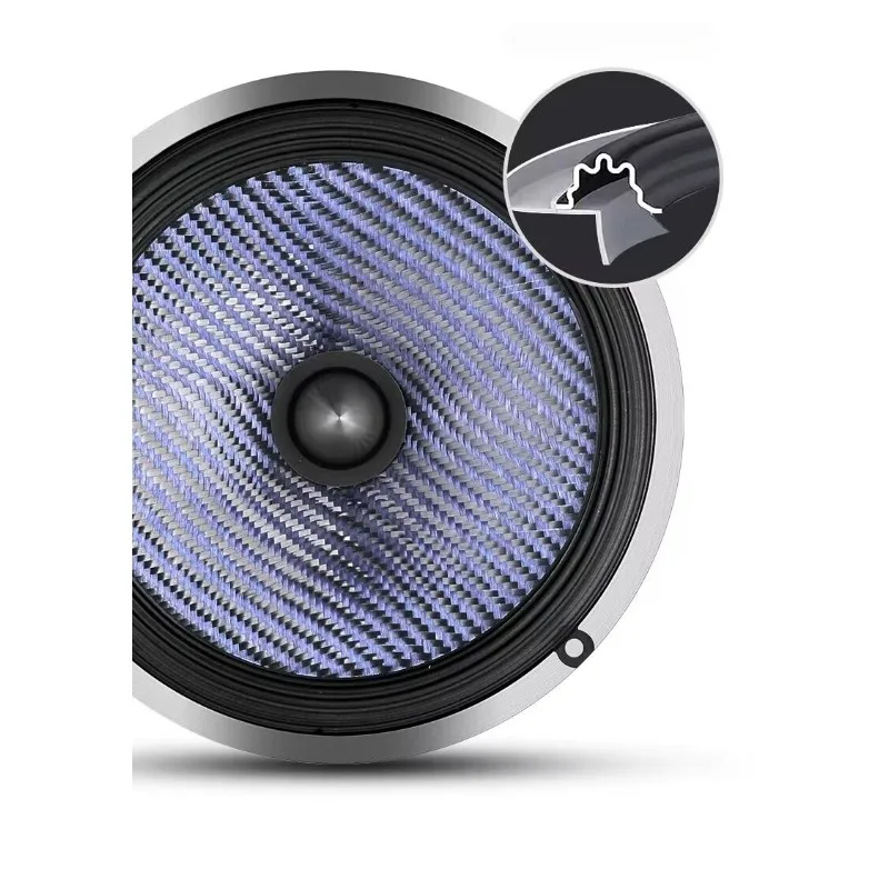 KYYSLB 6.5-inch fiberglass blue basin aluminum basin frame mid low frequency whole car speaker upgrade and modification