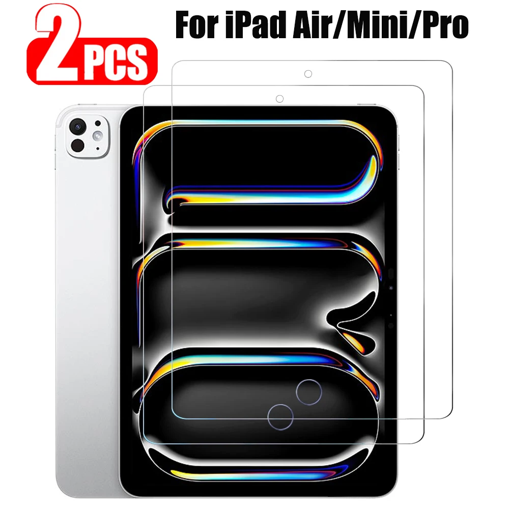 

9H tempered glass suitable for iPad 10th generation Air 6 5 4 10.9 Pro 11 13 2022 2024 Mini 6 5 iPad 10.2 9th 8th gen