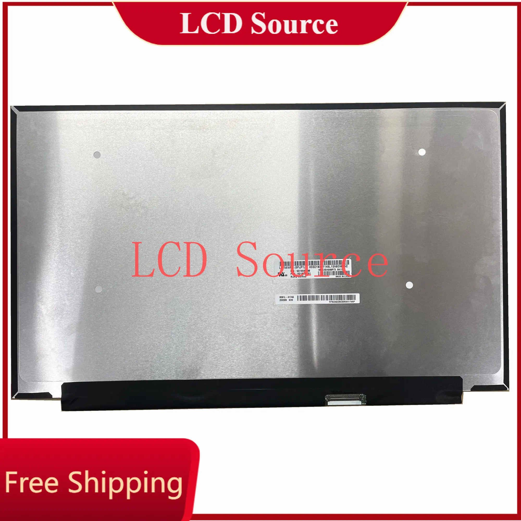 

LP156WFG-SPP1 fit NV156FHM-NY4 B156HAN09.2 V8.0 40pin eDP 144HZ 1920X108 0 IPS