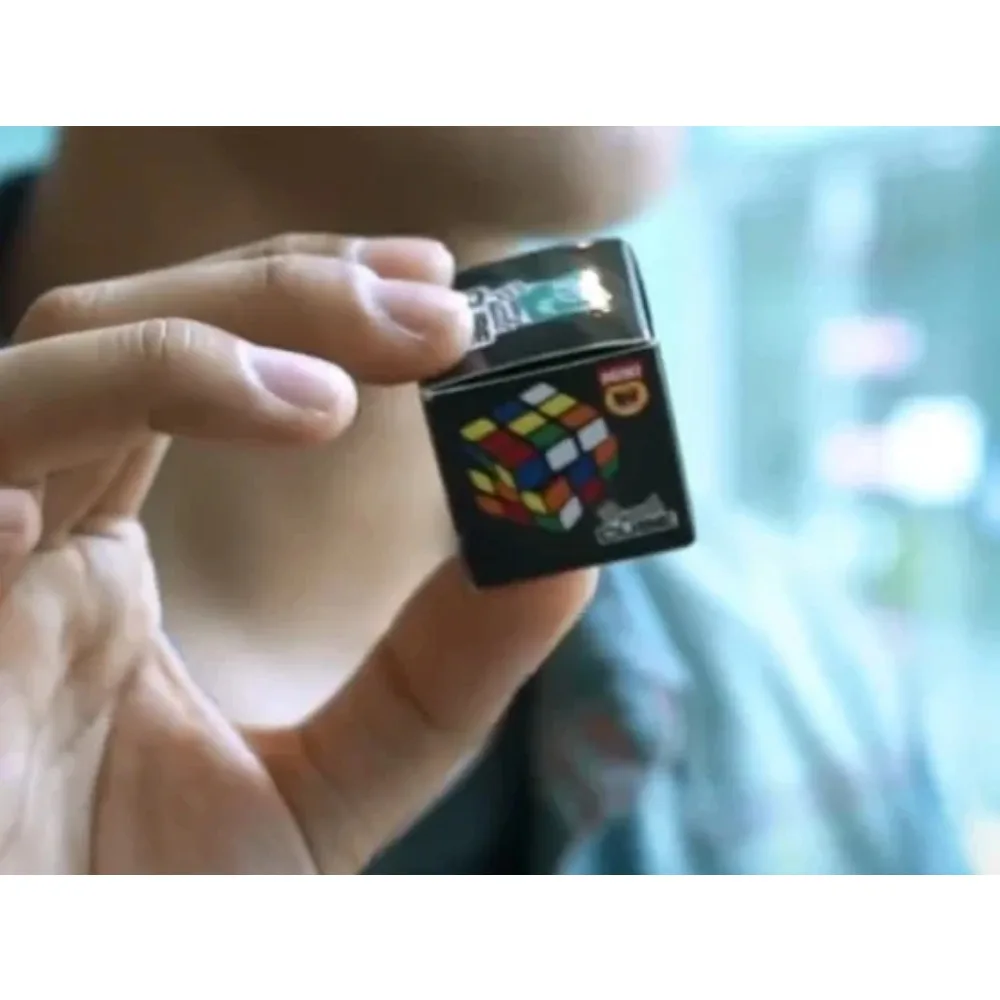 Mini Cube to Chocolate Project Close up Magic Tricks Illusions Gimmick Stage Magic Props Bar Trick Street Magician