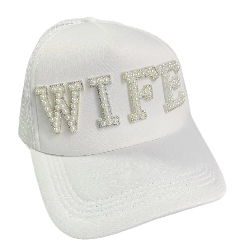 BRIDE/MRS/TRIBE/WIFE/MR Baseball cap Wedding decoration Bridal Shower Party supplies Honeymoon trip hat Creative wedding gifts