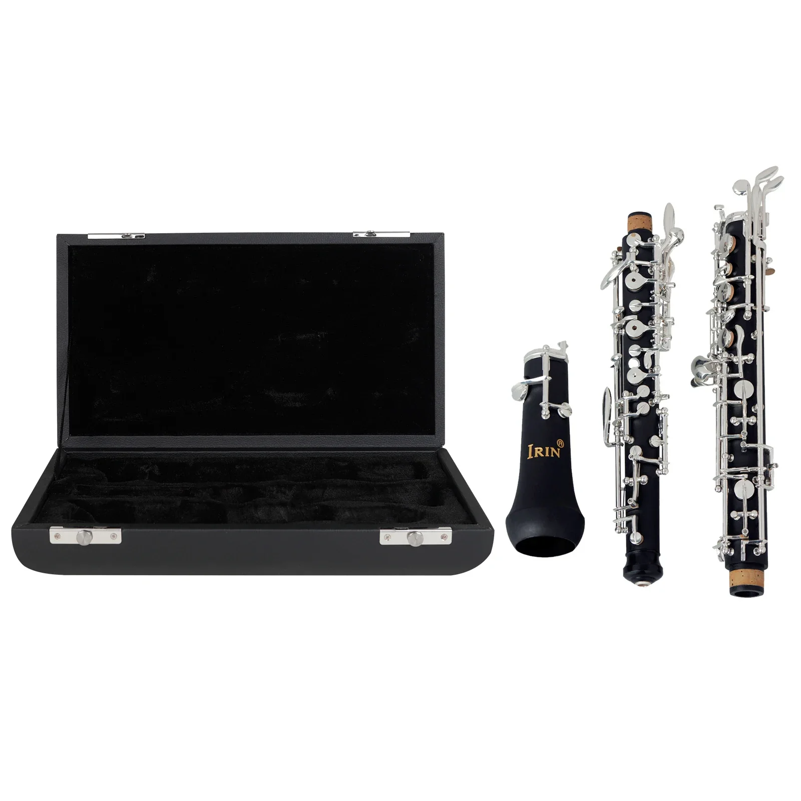 Oboe Storage Case PU Leather Oboe Black Case Box Woodwind Instrument Storage Bag Oboe Musical Instruments Parts Accessories