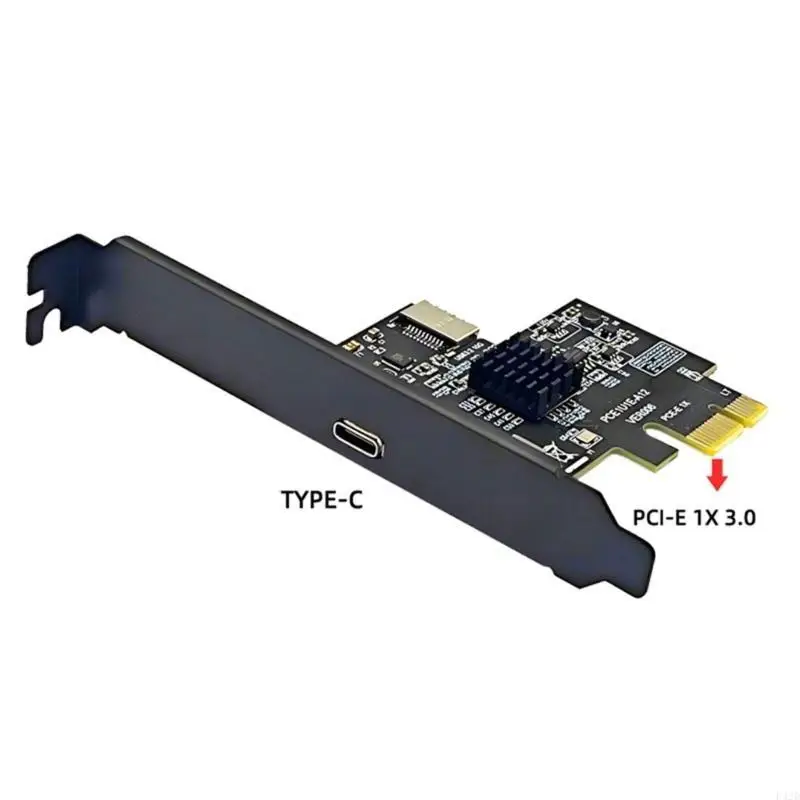 Tarjeta expansión F42D PCIE a USB3.2 Gen2 Tipo C para datos velocidad