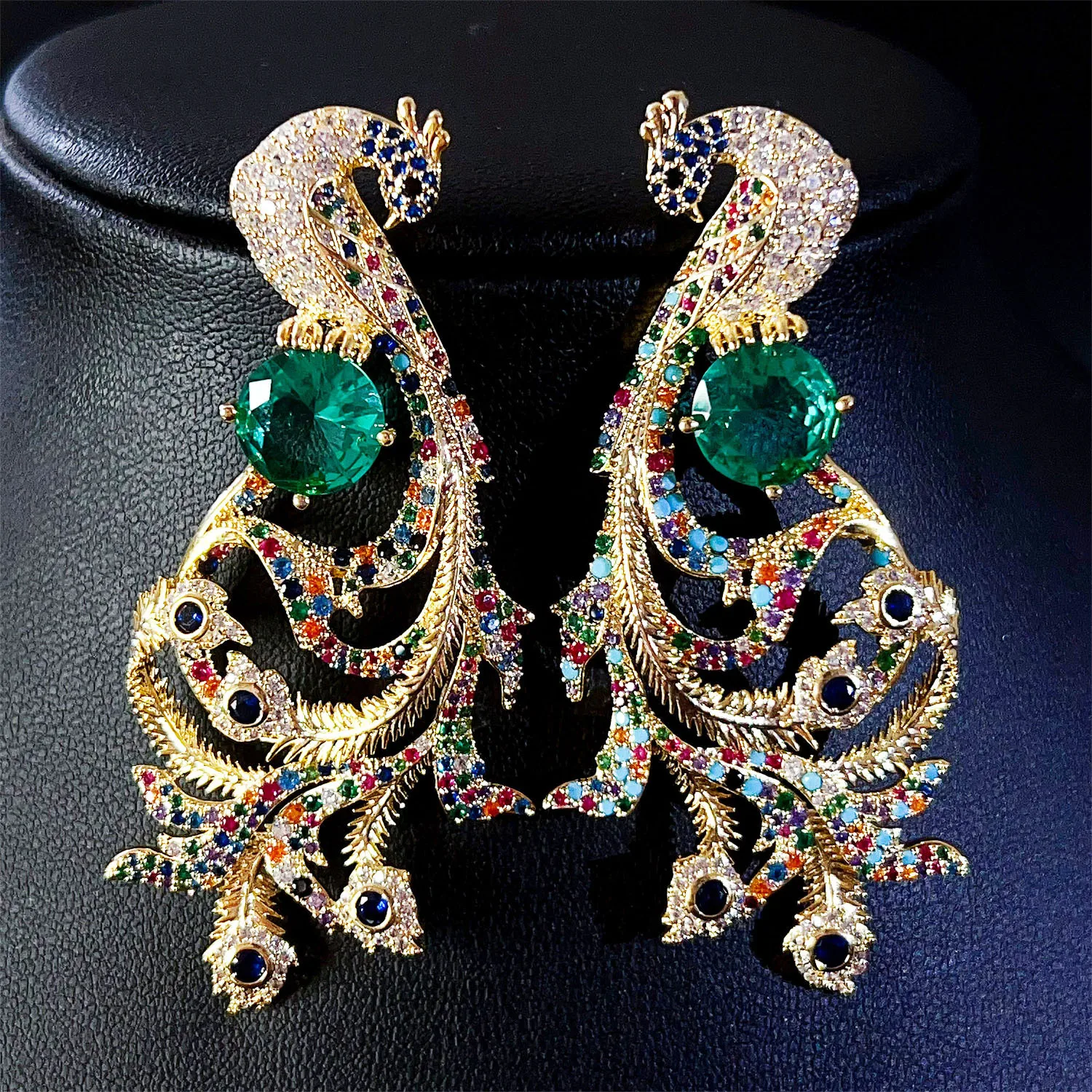 boucles-d'oreilles-multicolores-happy-phoenix-ensemble-de-bijoux-eblouissants-pour-femmes-vetements-pour-voyage-vacances-cadeau-de-mariage-e340-nouvelle-collection-2025