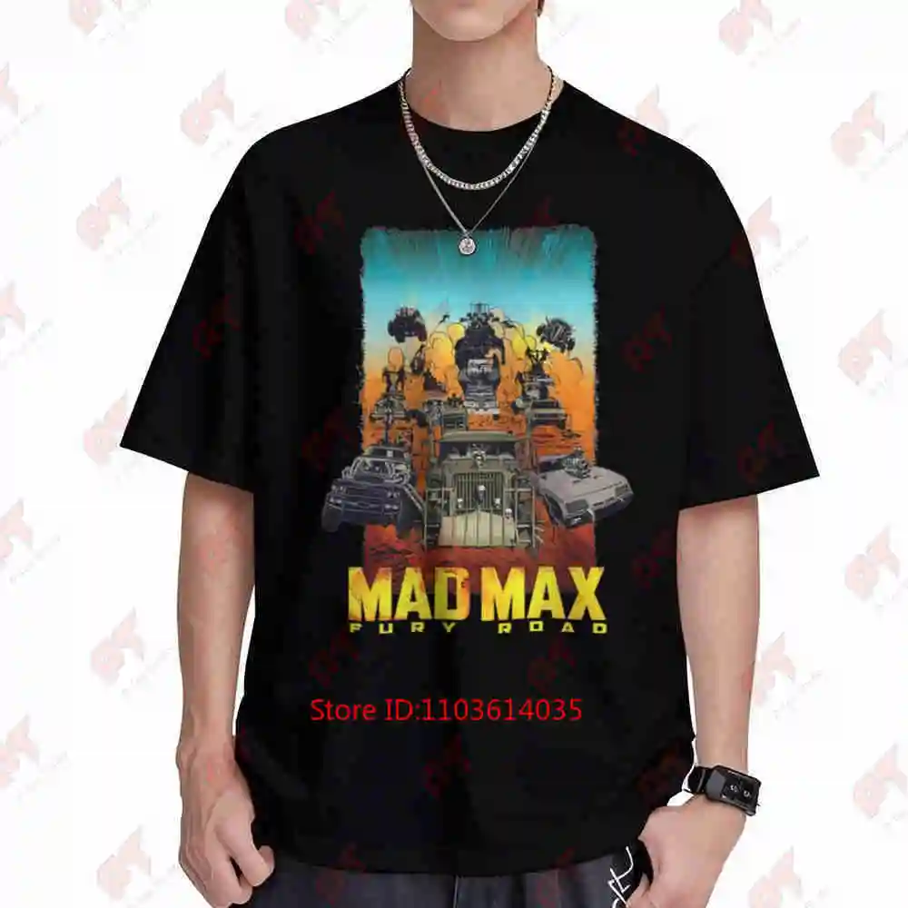 Mad Max Fury Road Rockatron Short Sleeve Tee 100% Cotton T-Shirt
