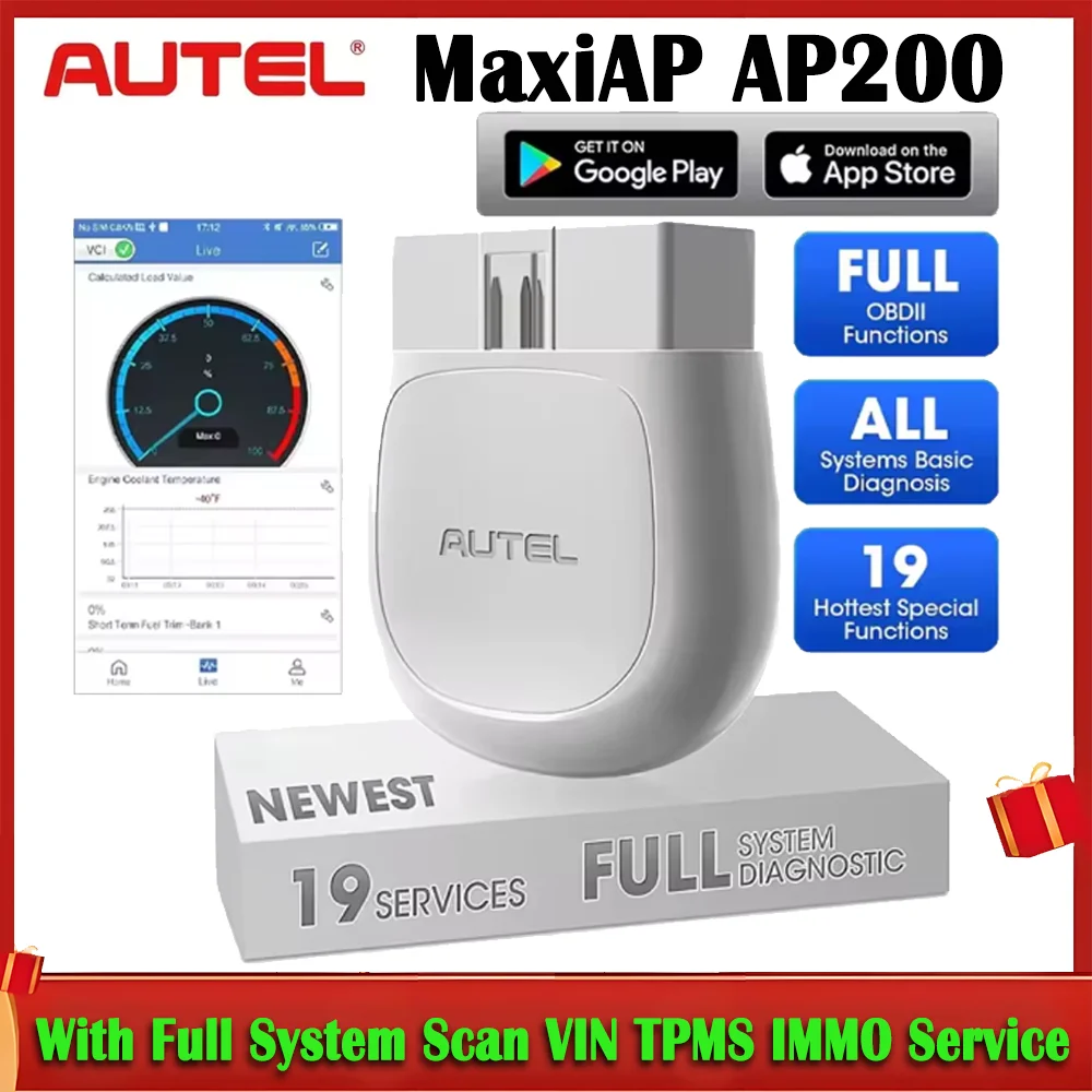 Autel AP200 OBD2スキャナー プロ仕様 自動車 OBD2コードリーダー