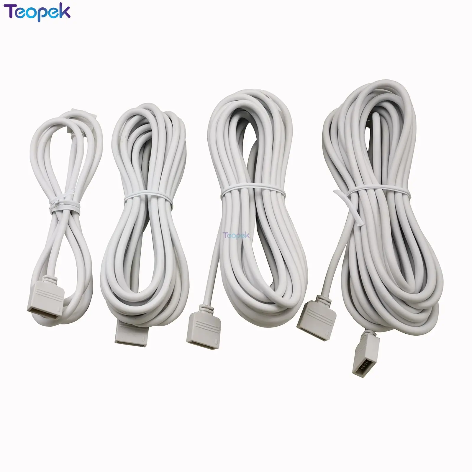 

1m 2m 3m 5m 6Pin RGBCCT Extension Wire Cable For RGB+CCT Led Strip 2.0mm Pin Distance