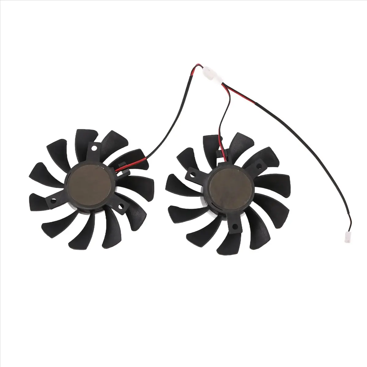 TCE 75mm 2Pin GTX1050Ti GPU Cooler DUAL Fan for GTX 1050Ti GTX-1050-Ti-4GT-OC Graphic Card Cooling