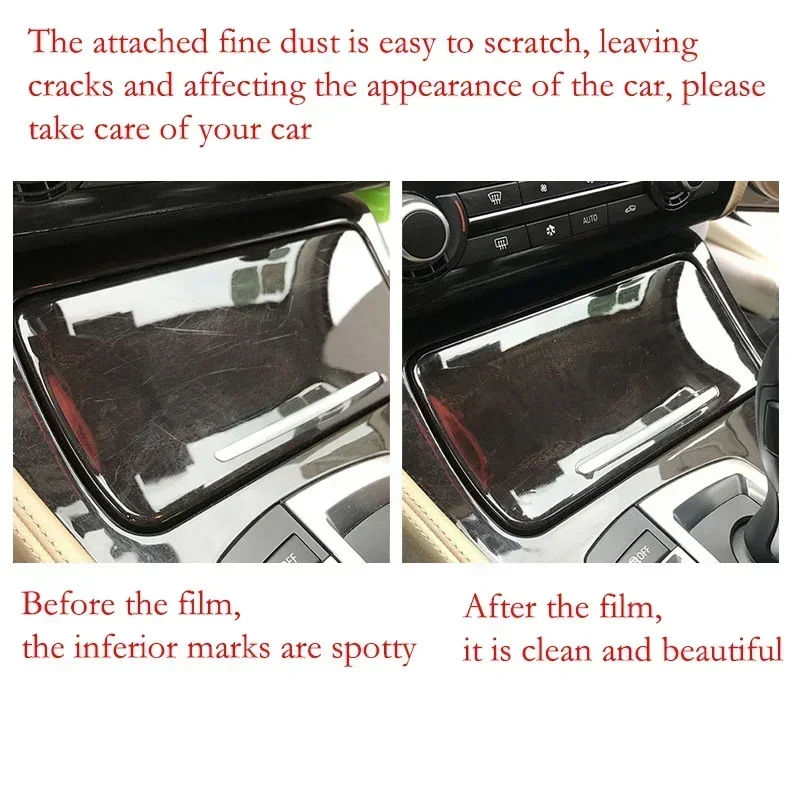 Tpu Transparent Film for Geely Boyue Cool 2023 Car Interior Protection Sticker Center Control Gear Door Windows Navigator Panel