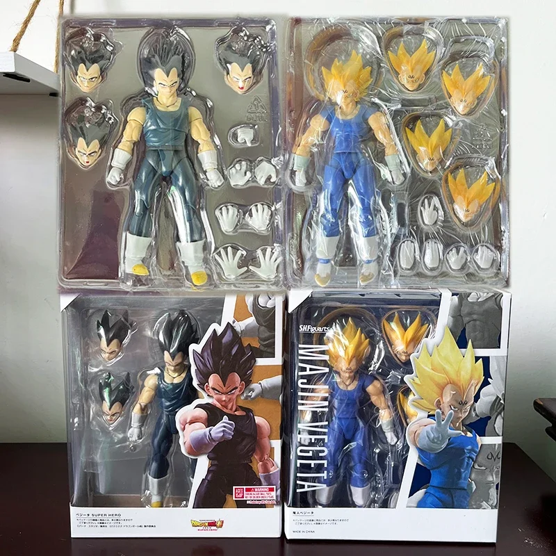 SHF لعبة دراغون بول الله فيغيتا الشكل سوبر سايان الشكل أنيمي لعبة دراغون بول سوبر فيغيتا الأزرق عمل أرقام Figuarts اللعب 15 سنتيمتر