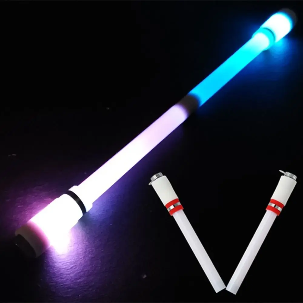 Gel Pen Finger Game School Supplies Magnet Light Balance Pen Rotating Light Pen Foldable Spinning Pen Luminous Spinning Pen