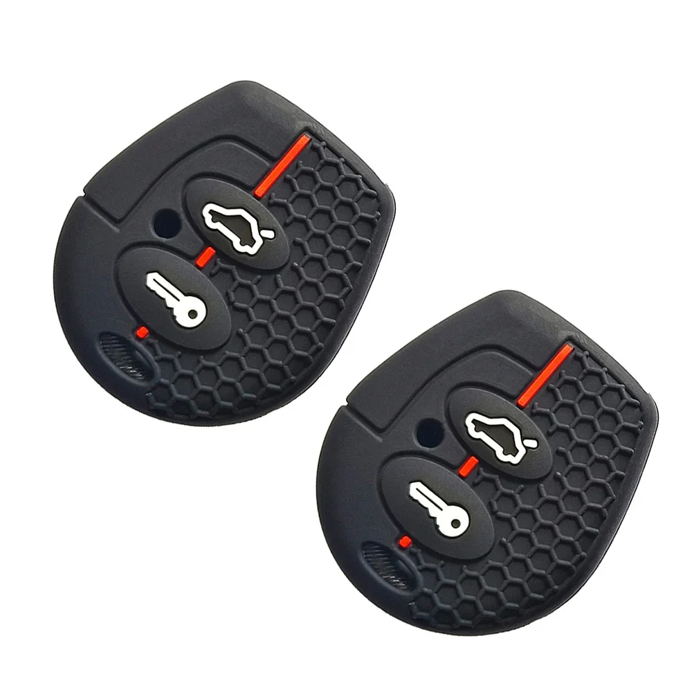 

For VW Polo Golf Passat Bora Jetta Sharan Skoda Octavia Seat Leon Ibiza New 2 Button Car Silicone Remote Key Case Protect Shell