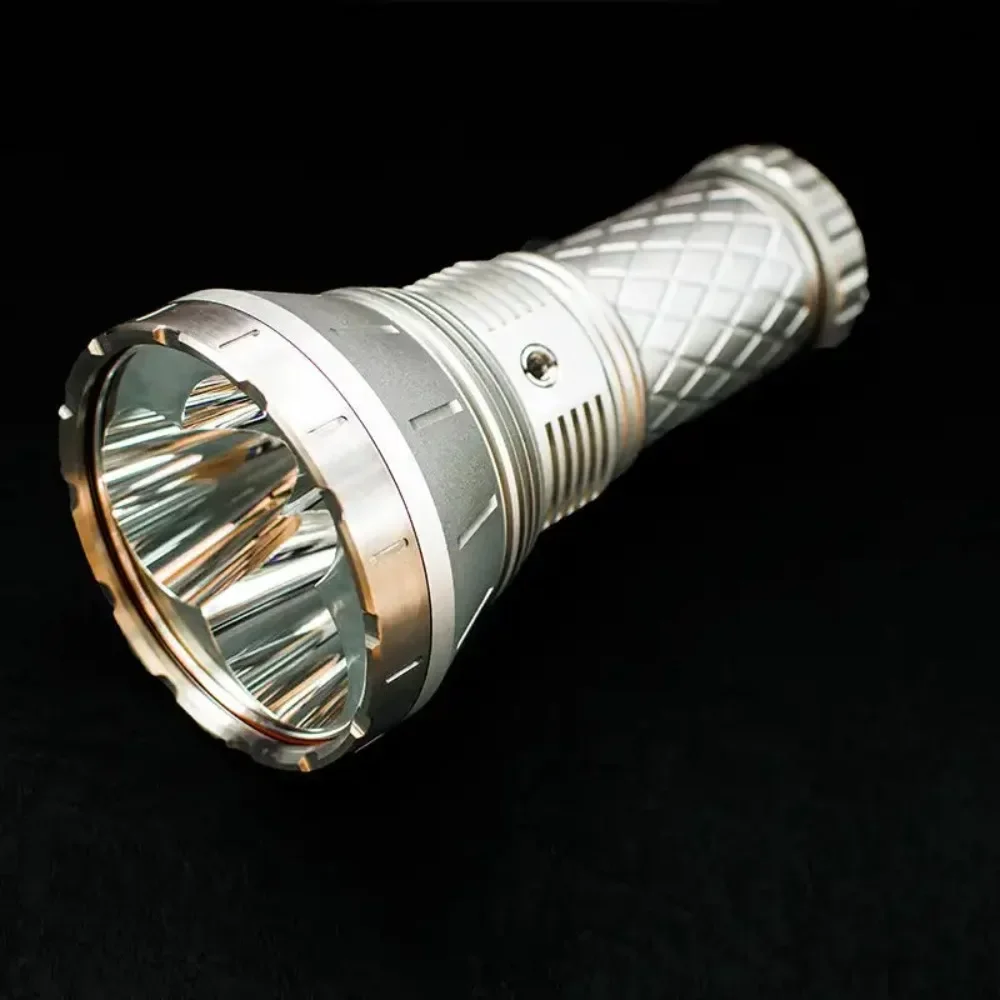 Haikelite HK90 Powerful Flashlight 3*Luminus SBT90 18000 Lumens High-Intensity Portable Searchlight for Outdoor Activities